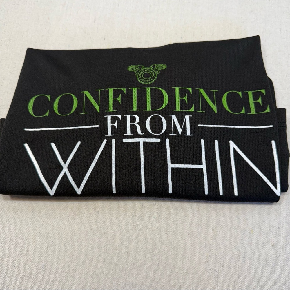 Black V-Neck Shirt - Confidence From Within - Good Looking People - Size 2XL - Picture 10 of 11